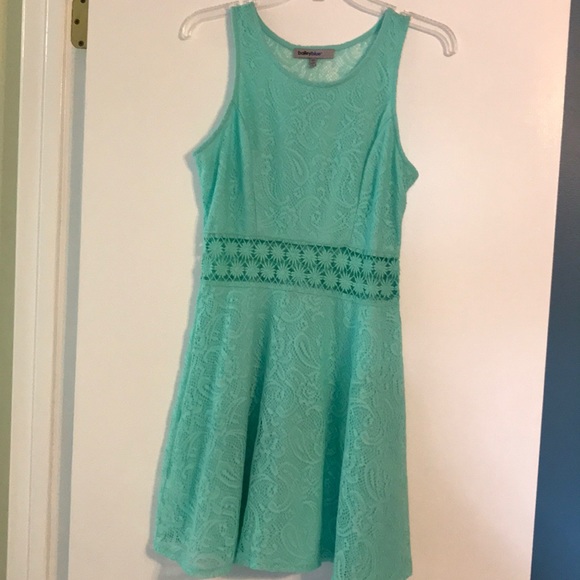 bailey blue Dresses & Skirts - Mint Green Sleeveless Lace Dress